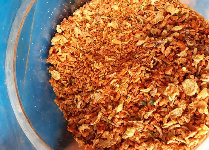 Muối Hành Phi Tây Ninh Chú Thức - Loại 1 Hạt To Giòn, Cay Nồng, Không Chất Bảo Quản - 500g (To Giòn)